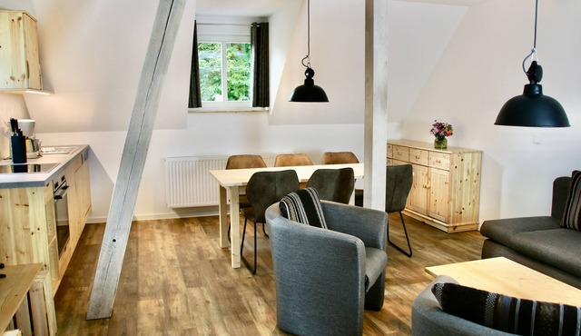 Three - room - vacation apartment Großwerder - vacation apartments at the Obersee - with