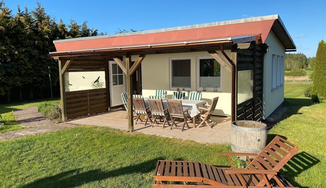 Vacation bungalow in the countryside with direct train connection to the island of Usedom