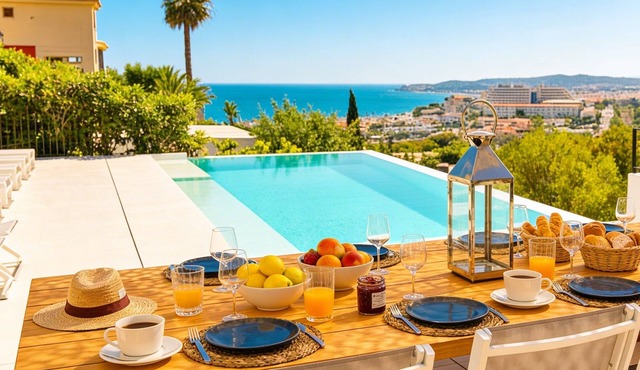 Villa Sitges Colonial. Impressive sea views. High design. Renovated.