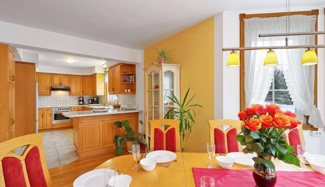 Windmill" holiday villa with wallbox in Auerbach