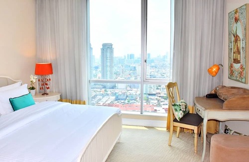 Yan Nawa Apartment | Serviced 2 Bed PANORAMIC SKY VILLAS with View, Pool and BTS