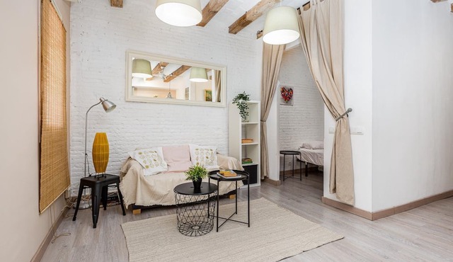 Wake in a luminous, chic and ideally located flat, surrounded by the magic of Barcelona